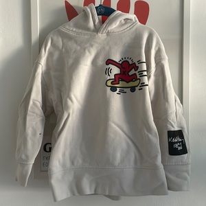 Zara x Keith Haring collaboration kids hoodie.